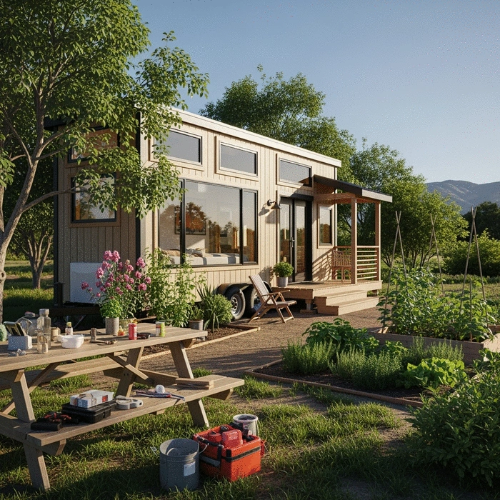 step by step guide to building a tiny house on a budget